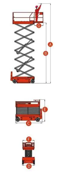  550 Kg Movable Hydraulic Scissor lift